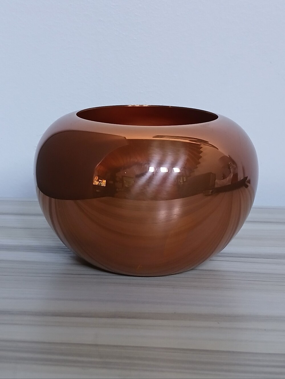 Vintage CG Coppercraft Guild Solid Copper Planter Made in Canada